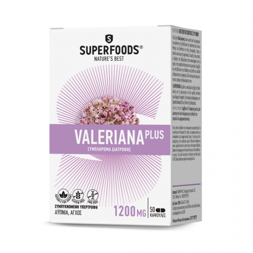 Superfoods Valeriana Plus 50 κάψουλες